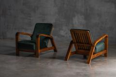 Pair of Art Deco Lounge Chairs France 1930s - 4743792