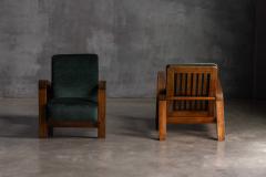 Pair of Art Deco Lounge Chairs France 1930s - 4743843