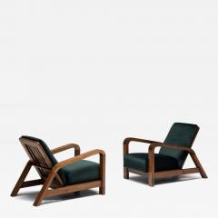 Pair of Art Deco Lounge Chairs France 1930s - 4745748