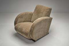 Pair of Art Deco Low Armchairs Europe First half of the 20th Century - 4603930