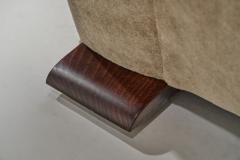 Pair of Art Deco Low Armchairs Europe First half of the 20th Century - 4603937