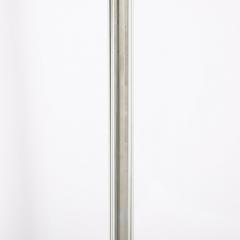 Pair of Art Deco Machine Age Chrome and Glass Rod Torchieres - 4304324