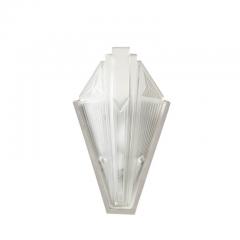 Pair of Art Deco Sconces by Soci t Dexploitation Des Verreries De Bagneaux - 2809484