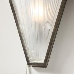 Pair of Art Deco Sconces by Soci t Dexploitation Des Verreries De Bagneaux - 2809486