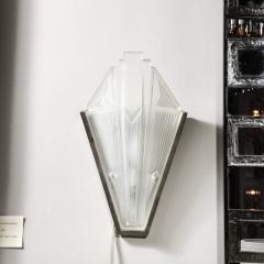 Pair of Art Deco Sconces by Soci t Dexploitation Des Verreries De Bagneaux - 2809528