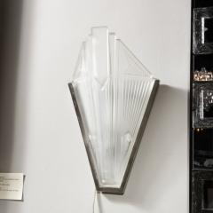 Pair of Art Deco Sconces by Soci t Dexploitation Des Verreries De Bagneaux - 2809529