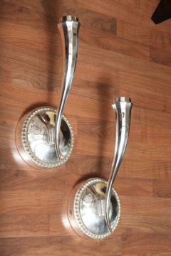 Pair of Art Deco Single Arm Wall Sconces 2 pairs available  - 1436022