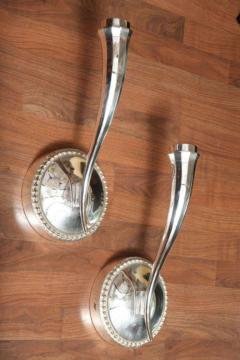 Pair of Art Deco Single Arm Wall Sconces 2 pairs available  - 1436025
