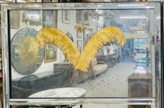 Pair of Art Deco Style Eglomise Wall or Console Mirrors Maison Jansen Inspired - 2759909