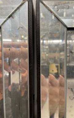 Pair of Art Deco Style Eglomise Wall or Console Mirrors Maison Jansen Inspired - 2759913