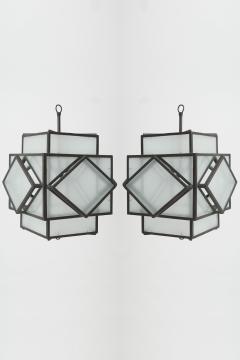 Pair of Art Deco Style Lanterns - 3545348