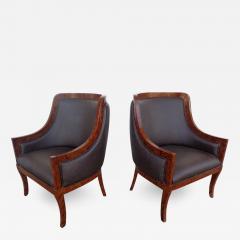 Pair of Art Deco Style Lounge Chairs - 2731828