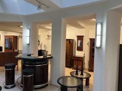 Pair of Art Deco Wall Appliques Chromed Metal and Glass France circa 1930 - 2464038