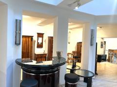 Pair of Art Deco Wall Appliques Chromed Metal and Glass France circa 1930 - 2464043