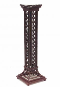 Pair of Art Deco Wrought Iron Pedestals - 1379002