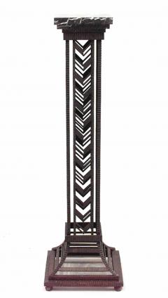 Pair of Art Deco Wrought Iron Pedestals - 1379003