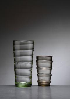 Pair of Art Deco glass vases - 4343359