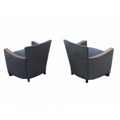 Pair of Art Deco period lounge chairs - 3733881