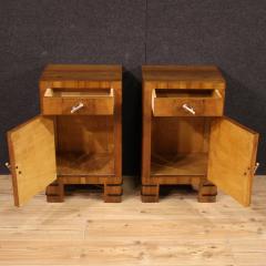 Pair of Art Deco style bedside tables from the 1940s - 4125074