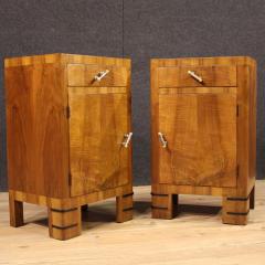 Pair of Art Deco style bedside tables from the 1940s - 4125077
