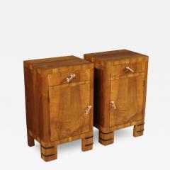 Pair of Art Deco style bedside tables from the 1940s - 4125250