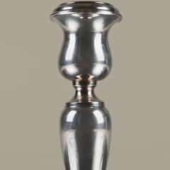 Pair of Art Deco vintage English silver hallmarked candlesticks 1921 - 4615812