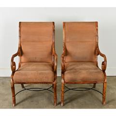 Pair of Art Nouveau Lounge Chairs - 3807558