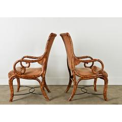 Pair of Art Nouveau Lounge Chairs - 3807671