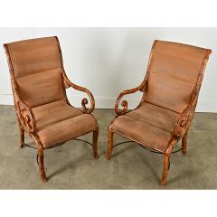 Pair of Art Nouveau Lounge Chairs - 3807673