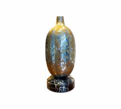 Pair of Art Nouveau Table Lamps in Metal Brass and Marble US 1930s Lot 825 - 4335142