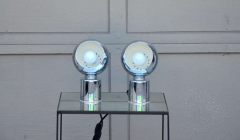 Pair of Articulated Globe Spotlights by Reggiani Lampadari - 875890