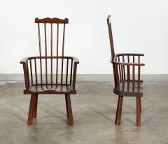 Pair of Arts Crafts Windsor Armchairs - 3759889