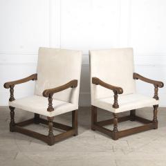 Pair of Arts and Crafts Farthingale Chairs - 3611383