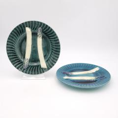 Pair of Asparagus Plates Italy circa 1950 - 3795601