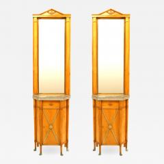 Pair of Austrian Biedermeier Maple Commodes - 743052