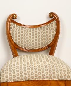 Pair of Austrian Cherry and Gilt Biedermeier Chairs circa 1820 - 2506084