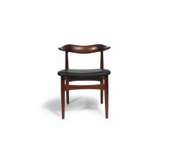 Pair of Authentic Kurt F rch for Slagelse Teak Horn Chairs 1958 Restored - 4567977