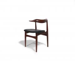 Pair of Authentic Kurt F rch for Slagelse Teak Horn Chairs 1958 Restored - 4567979