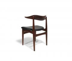 Pair of Authentic Kurt F rch for Slagelse Teak Horn Chairs 1958 Restored - 4567982