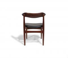 Pair of Authentic Kurt F rch for Slagelse Teak Horn Chairs 1958 Restored - 4567985