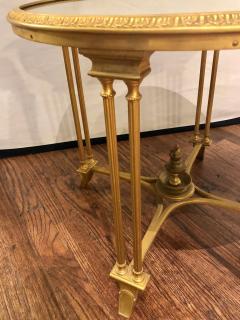 Pair of Bagues Style Gilt Bronze Neoclassical End Tables or Pedestals - 2991435