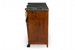 Pair of Baltic Empire Style Black and Green Marble and Mahogany and Parcel Gilt - 4628613