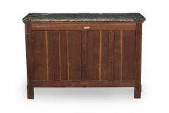 Pair of Baltic Empire Style Black and Green Marble and Mahogany and Parcel Gilt - 4628615