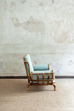 Pair of Bamboo Armchairs 1960s Style - 4364782