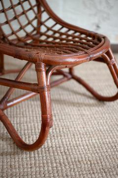 Pair of Bamboo Armchairs 1980s - 4688066