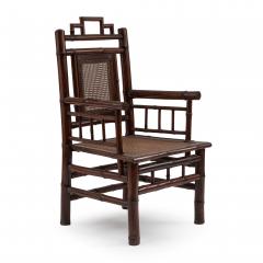 Pair of Bamboo Spindle Armchairs - 2789766