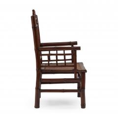 Pair of Bamboo Spindle Armchairs - 2789768