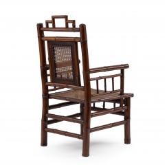 Pair of Bamboo Spindle Armchairs - 2789769