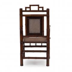 Pair of Bamboo Spindle Armchairs - 2789772