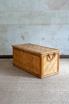 Pair of Bamboo Storage Trunks 1980s - 4688021